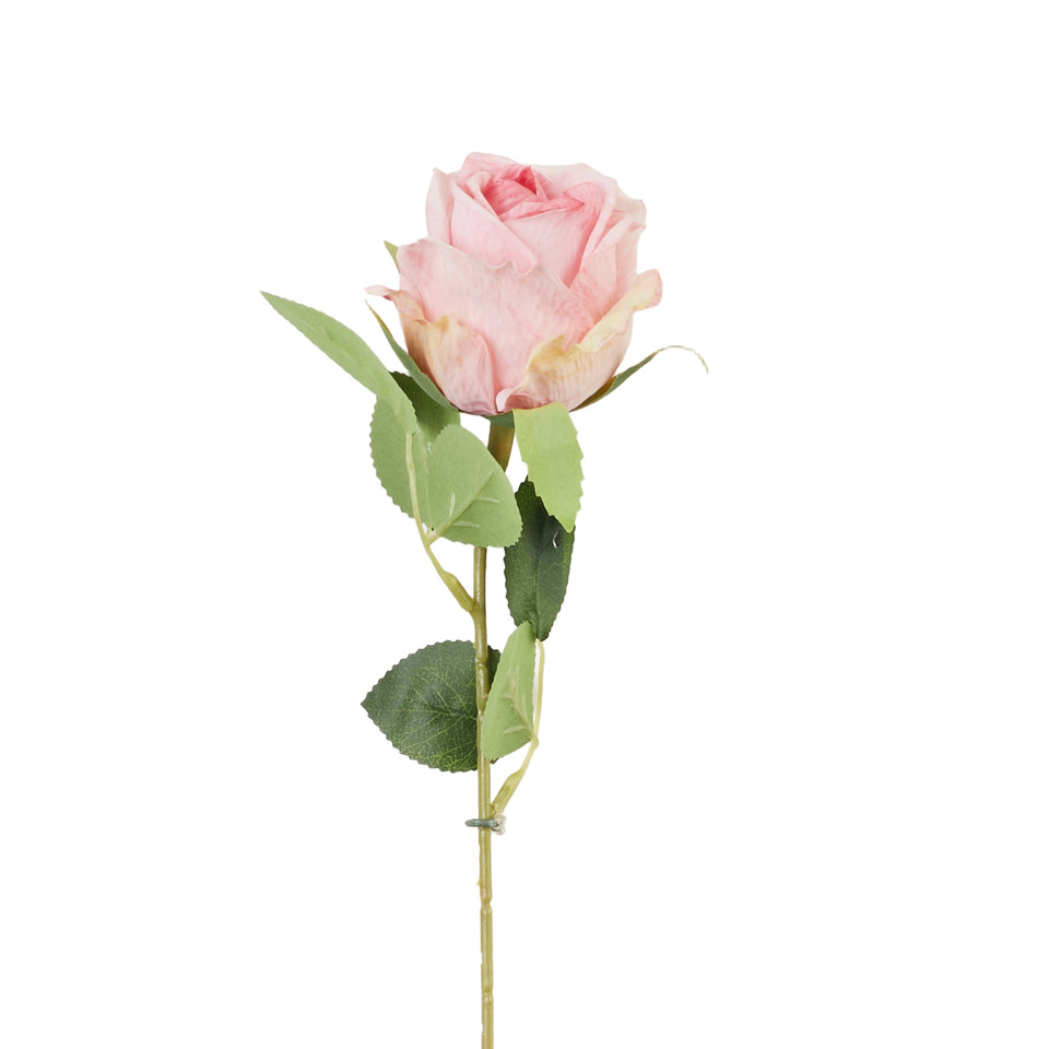 Róża - gałązka 50cm, 02 pink AL136-02