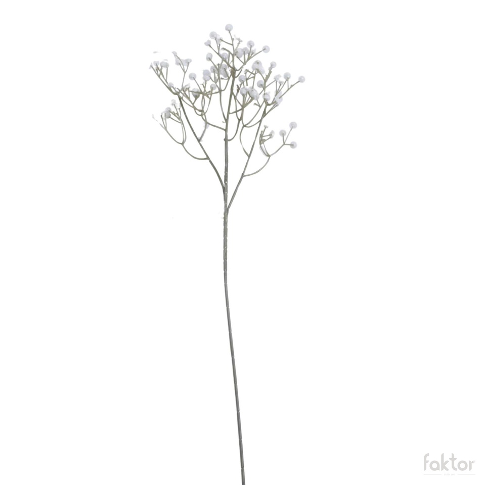 Gipsówka - gałązka 60 cm, white R671-02