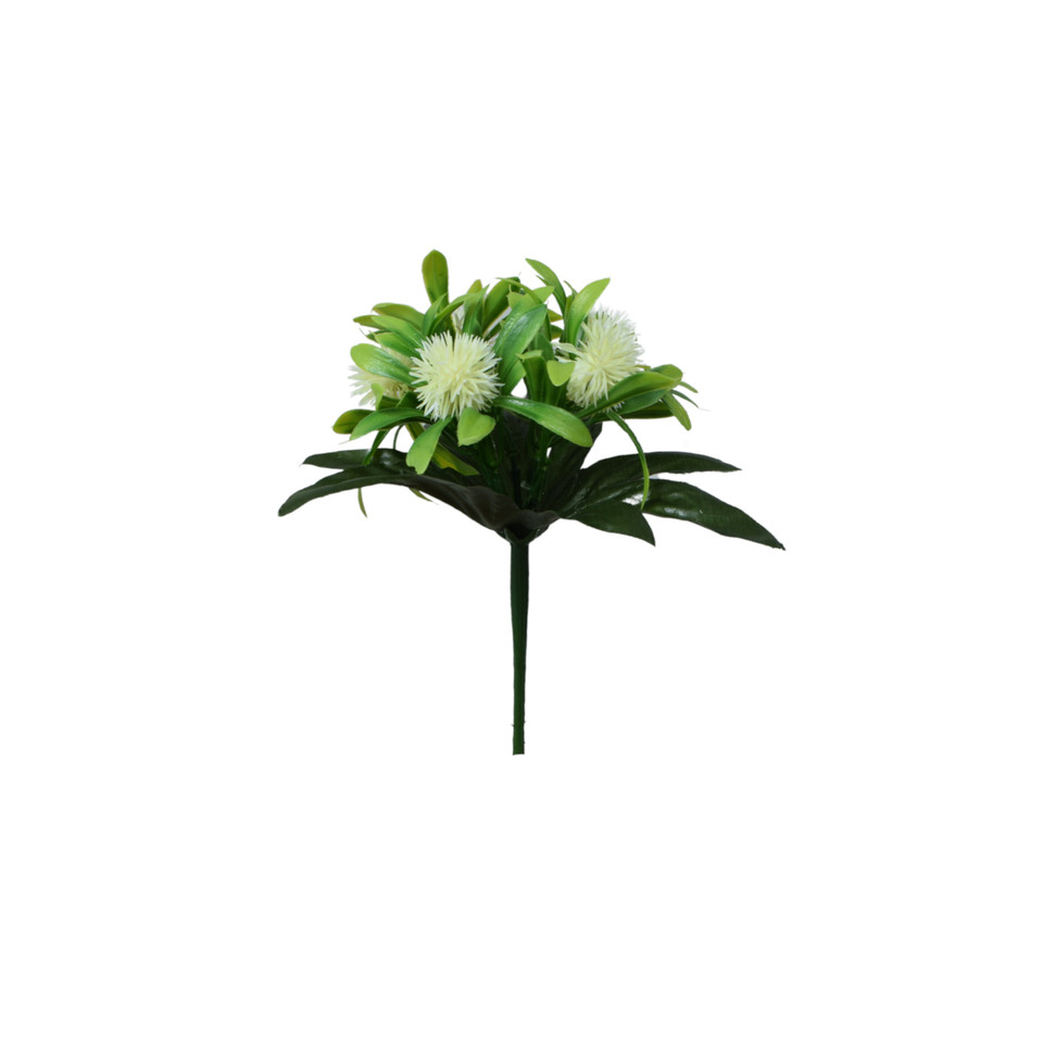 Oset - bukiet 19 cm, white U149-01