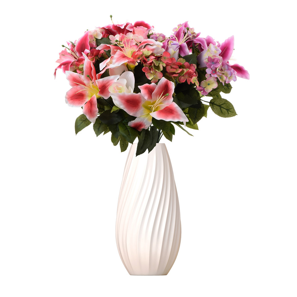 Róże/Lilie - bukiet 45 cm, m1 U513-m1
