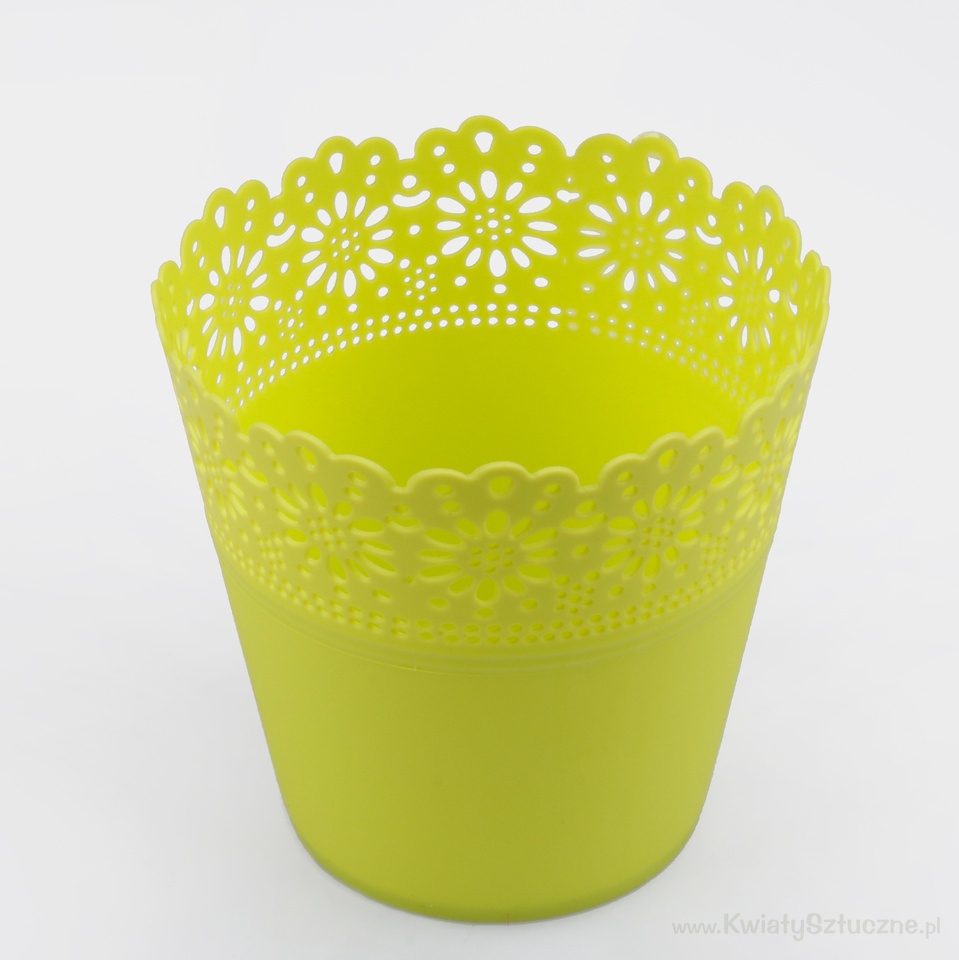 Small Karina pot cover, Green C110-01