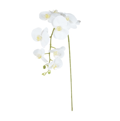 Storczyk - gałązka gumowana 102 cm, pure white GK560-26