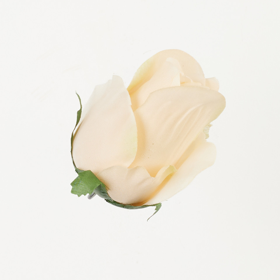 Róża – główka pąk satyna, peach/green B209-225