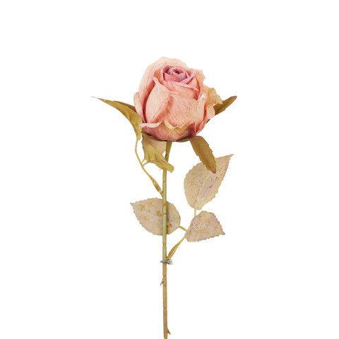 Rose - 50cm branch, 10 pastel pink AL136-10