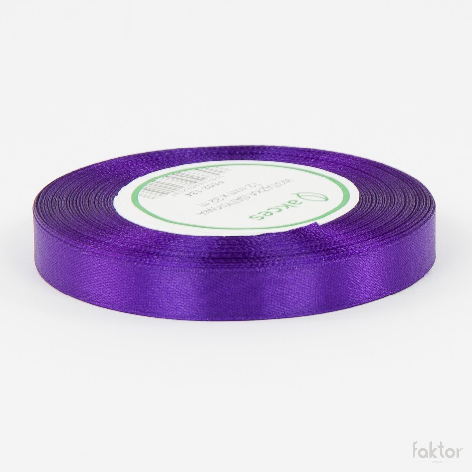 Wstążka satynowa (12 mm x 36 y), violet FS02-134
